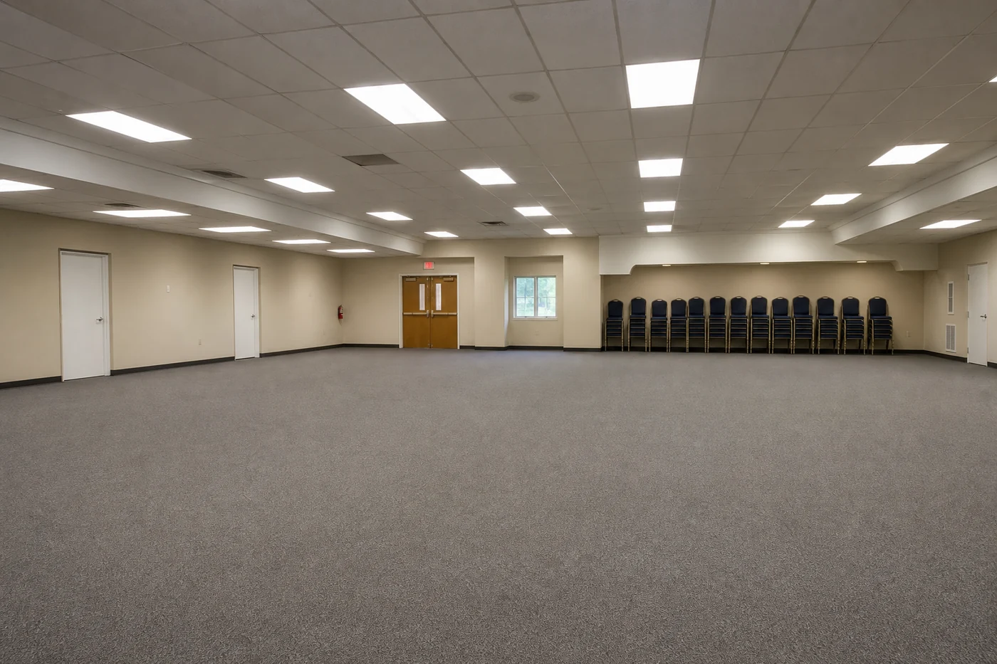 Salón vacío antes del rediseño