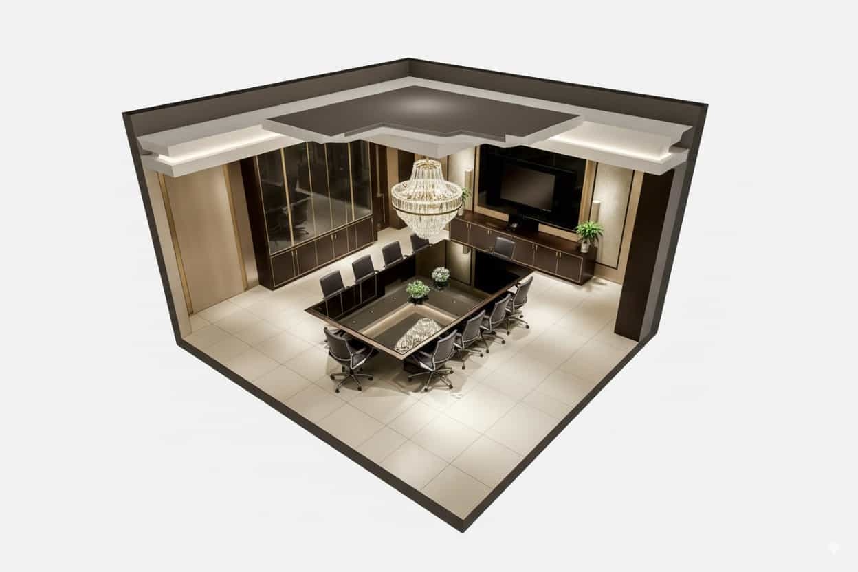 Dormitorio minimalista generado con IA