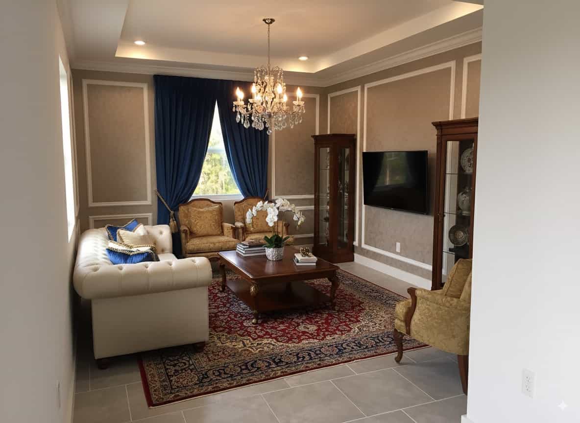 Cocina contemporánea generada con IA